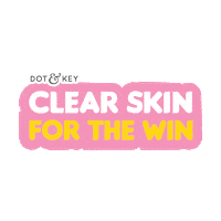 dotandkey clear skin skin goals acne skin dotandkeyskincare Sticker