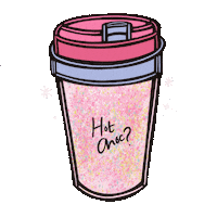 Coffee Drinking Sticker by JellaCreative