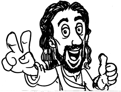 seituhayden giphygifmaker wink jesus GIF