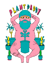 Plantdad Sticker by Frida's Plants
