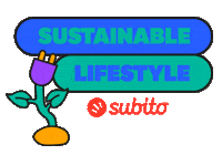 Subito_it green secondhand sostenibilitÃ  sostenibile Sticker