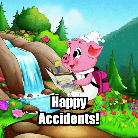 Happy Accidents Travel GIF by The Pigasso