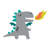 Dragon Sticker by Cosatto