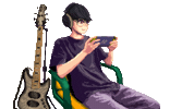 Pixel 8Bit Sticker