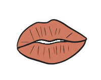 Makeup Kissing Sticker