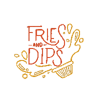 Potato Fries Sticker by New Monarq