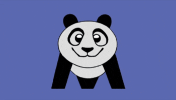 Work Out Panda GIF by Micah Buzan