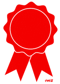 Recommend Seal Of Approval Sticker by Coca-Cola