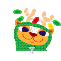 New Year Cat Sticker by ircha_gram