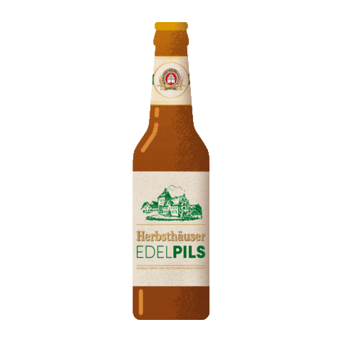 Edel-Pils Sticker by Herbsthäuser Brauerei