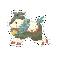 Christmas Goat Sticker by Pokémon