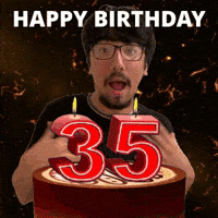 35Th Birthday GIF
