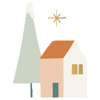 Sparkling Star Of Bethlehem Sticker by Collectiv Warehouse