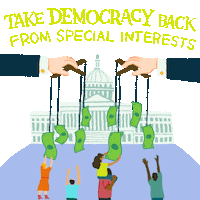 Use Your Voice Corruption Sticker by Creative Courage