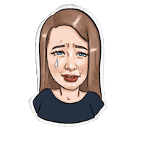 Sad Tears Sticker