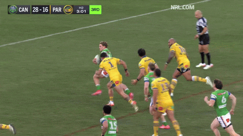 Try Nrl GIF by Canberra Raiders