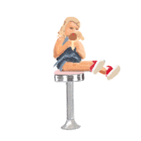 Ice Cream Cone Sticker by Atomic Creamery