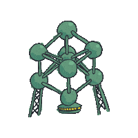 Belgium Scribble Sticker by Kazouvakanties