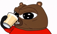 Drinking Coffee GIF by Bobo Memes