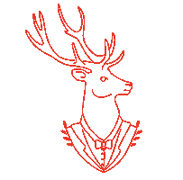 eastenderzlondon deer stag eastenderz Sticker
