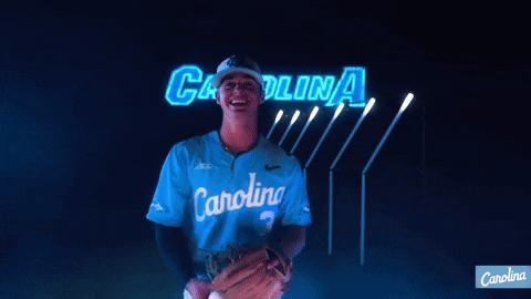 North Carolina Baseball GIF by UNC Tar Heels