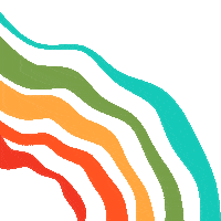 Rainbow Wave Sticker by Think Together