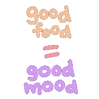 Happy Good Food Sticker by Demic