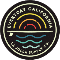EDCASURF beach sea sunset california Sticker