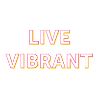 Livevibrant Sticker by Lottie at Vibrant Vegan