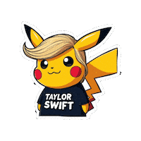 Trump Swifty Sticker by Patrick Widen
