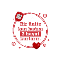 Blood Donating Sticker by Türk Kızılay