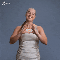 Heart Love GIF by WTA