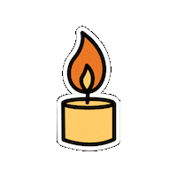 WSPW kaarsje wspw suicidepreventie Sticker