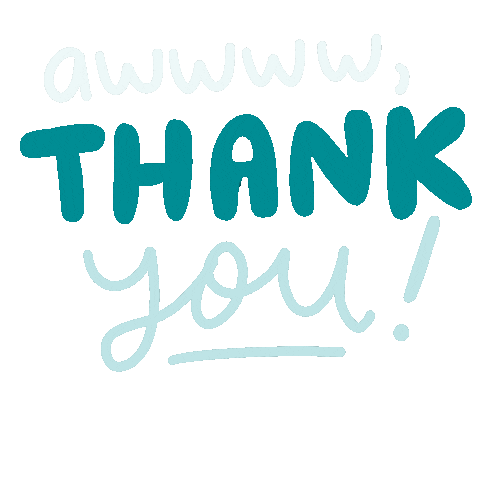 Thanks Thank You Sticker