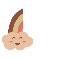 amirasurya happy smile rainbow pelangi Sticker