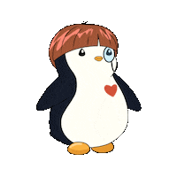 Melting Heat Wave Sticker by Pudgy Penguins