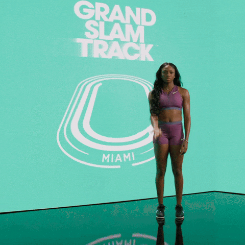 Racing Come Here GIF by Grand Slam Track