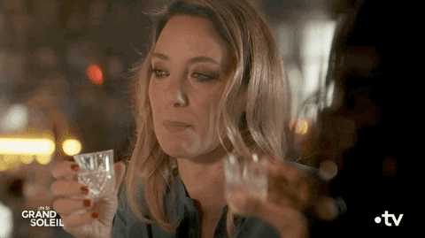 Cheers Shot GIF by Un si grand soleil