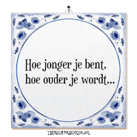 Moment Wijsheid Sticker by Tegelspreuken.nl