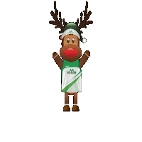 Christmas Running Sticker by MancRoadRunners