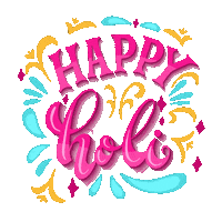 Holi Festival Sticker by techshida