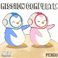 Well Done Good Job Sticker by Pudgy Penguins