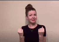 Sign Language Wow GIF