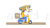 blueraycargo blueray cargo sahabat impor pedagang Sticker