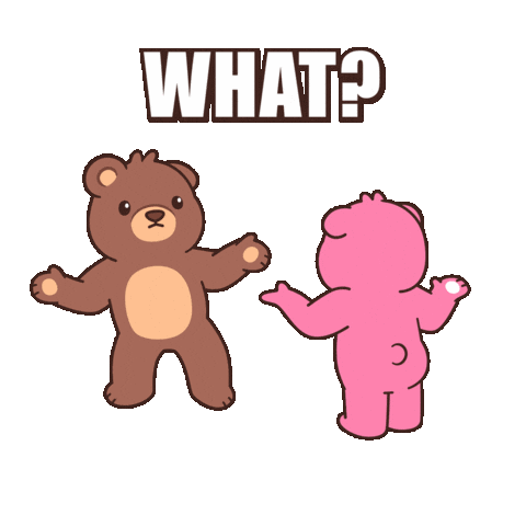Teddy Bear What Sticker by BEARISH