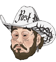 Bored Post Malone Sticker