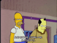wondering homer simpson GIF