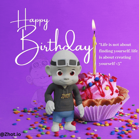 Celebrate Happy Birthday GIF by Zhot