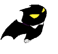 Flying Black Cat Sticker by Universes creator