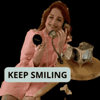 Makeupgroothandel smile smiling telephone telefoon GIF
